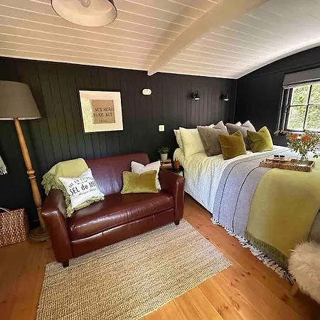 Cornwall Woodland Shepherd'S Hut - Dennis Hut Bodmin Buitenkant foto