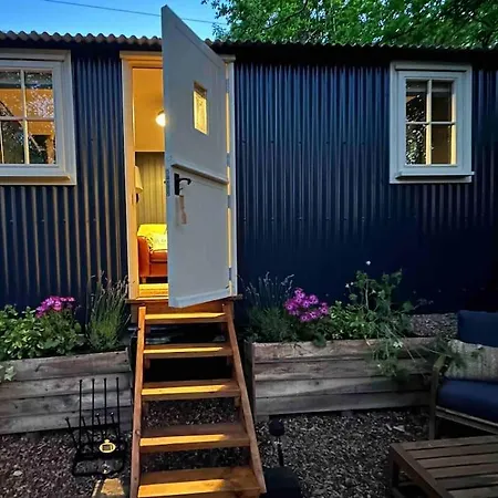 Cornwall Woodland Shepherd'S Hut - Dennis Hut Bodmin Buitenkant foto