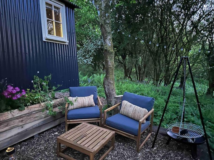 Cornwall Woodland Shepherd's Hut - Dennis Hut Apartment